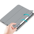 Etui do Lenovo Tab P12, Smartcase z miejscem na rysik, szare