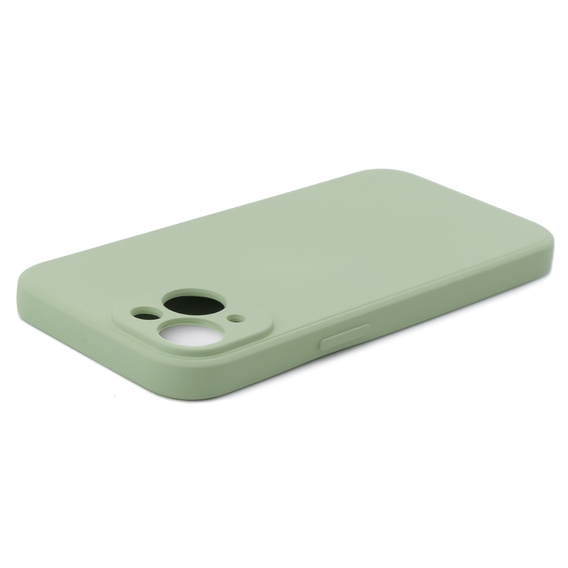 Etui do iPhone 15 Plus, Silicone Lite, zielone