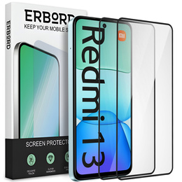 2x Szkło Hartowane ERBORD 3D do Xiaomi Redmi 13 – ochrona całego ekranu