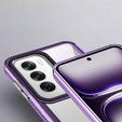 Etui do Oppo A80, Fusion Hybrid, przezroczyste / fioletowe