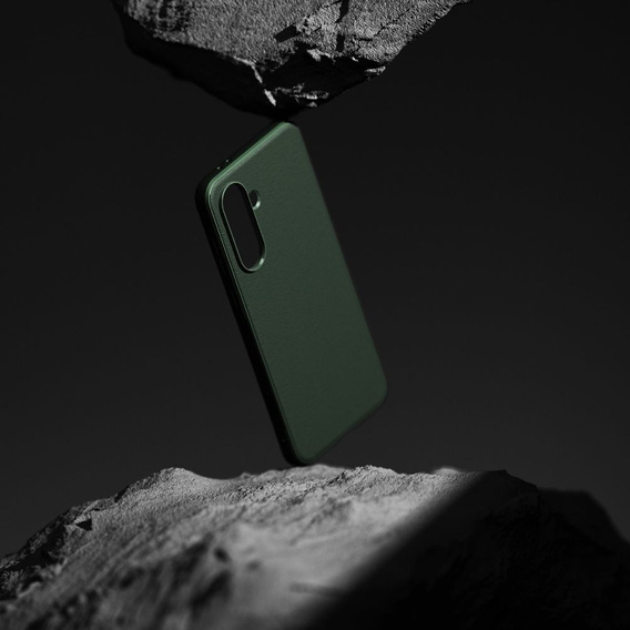 Etui Ringke do Galaxy A36 / A56 5G, Onyx, Zielone + Szkło Hartowane 9H