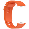 Pasek Silikonowy do Xiaomi Redmi Watch 4 / Xiaomi Smart Band 8 Pro / Xiaomi Smart Band 9 Pro, Pomarańczowy