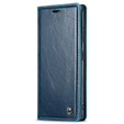 Etui z klapką CASEME do Samsung Galaxy S20 FE / 5G, Waxy Textured, niebieskie