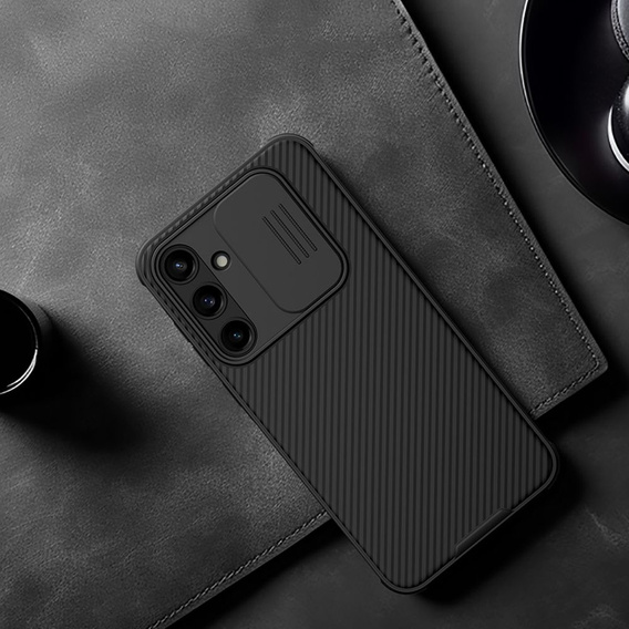 Etui do Samsung Galaxy A55 5G, pancerne Nillkin, CamShield Pro, Czarne
