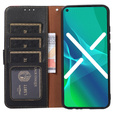 Etui z klapką do Motorola Edge 30 Neo 5G, KHAZNEH RFID, Dual Color, czarne