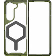 Etui Urban Armor Gear do Galaxy Z Fold 5 5G, Plyo MagSafe, przezroczyste / zielone