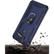 Etui pancerne do LG K50S, Nox Case Ring, granatowe