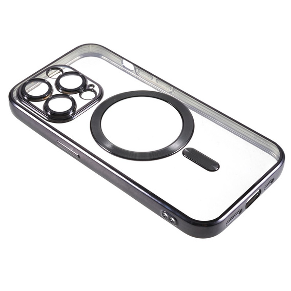 Zestaw Etui do iPhone 14 Pro, MagSafe Hybrid, czarne + Szkło