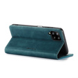 Etui CASEME do Samsung Galaxy A12 / M12 / A12 2021, Leather Wallet Case, niebieskie