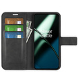 Etui z klapką do OnePlus 11 5G, Wallet Case, czarne