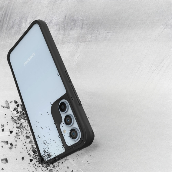 Etui do Samsung Galaxy A54 5G, Fusion Hybrid, przezroczyste / czarne