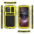 Etui do iPhone 13 Pro, R-JUST, pancerne, żółte