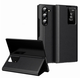 Etui z klapką do Samsung Z Fold5 5G, Smart View Wallet, czarne