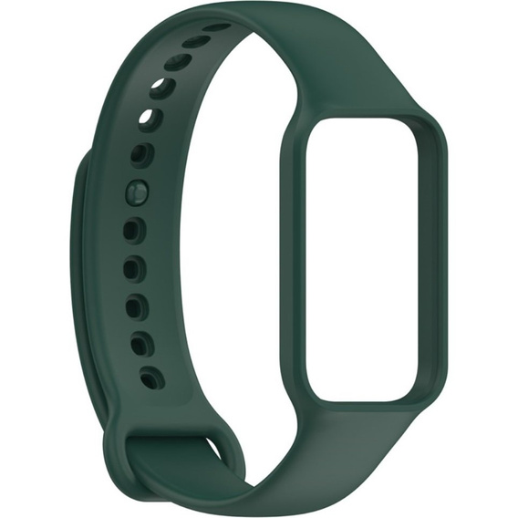 Pasek Silikonowy do Xiaomi Redmi Smart Band 2 / Xiaomi Smart Mi Band 8 Active, Zielony