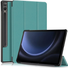 Etui do Samsung Galaxy Tab S9 FE+ Plus, Smartcase z miejscem na rysik, zielone