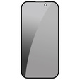 2x Szkło Hartowane prywatyzujące do iPhone 15, ERBORD 9H Easy App Anti-Peep