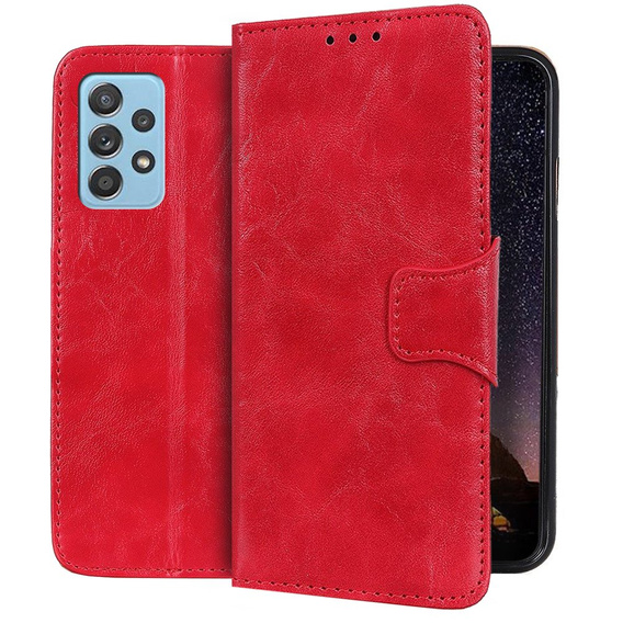 Skórzane Etui Wallet do Samsung Galaxy A52 / A52s - Red