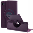 Etui do Samsung Galaxy Tab A9, Obrotowe 360, fioletowe