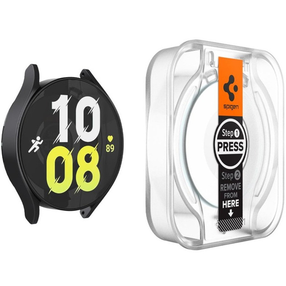 Szkło Hartowane Spigen do Samsung Galaxy Watch 6 44mm, Glas.TR "EZ FIT", Clear (2 sztuki)