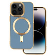 Etui Magnetyczne do Magsafe do iPhone 12 Pro Max, Niebieskie