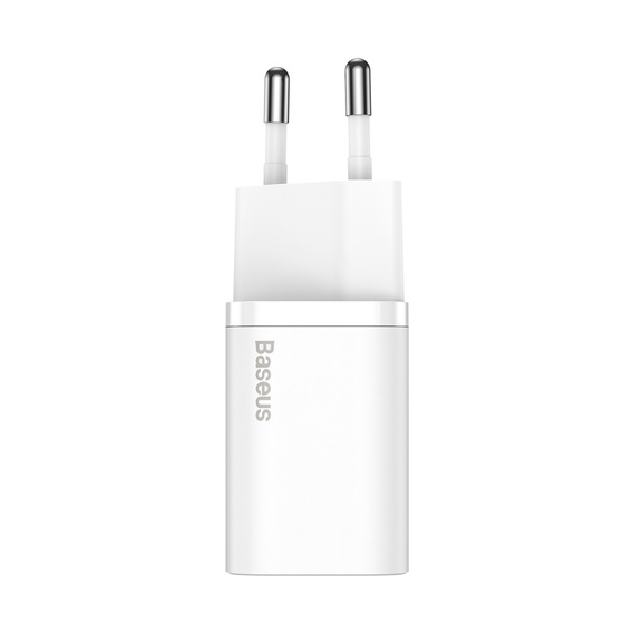 Baseus ładowarka sieciowa Super Si PD 25 W USB-C + kabel USB-C, biała