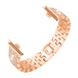 Bransoleta z Diamentami do Xiaomi Smart Band 8 Pro / Xiaomi Smart Band 9 Pro, Różowe rose gold