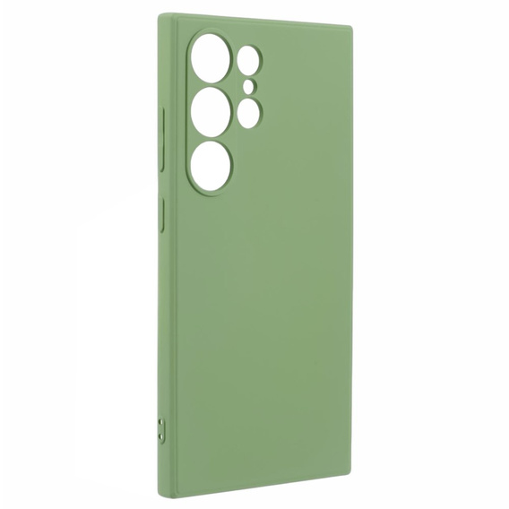 Etui do Samsung Galaxy S24 Ultra, Silicone Lite, zielone