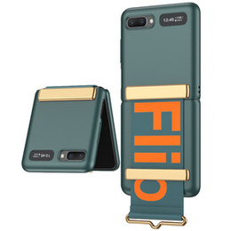 Etui GKK Letter Printed do Samsung Galaxy Z Flip, Green