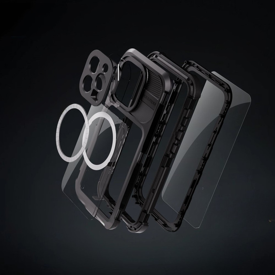 Etui wodoodporne z MagSafe do iPhone 16 Pro, SHELLBOX M Series Waterproof Case