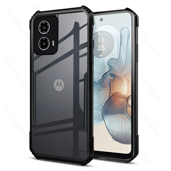 Etui do Motorola Moto G24 / G24 Power / G04, AntiDrop Hybrid, czarne