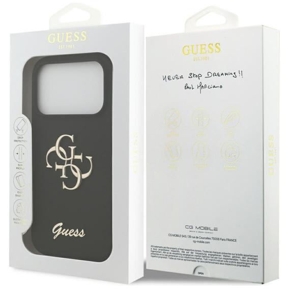 Etui GUESS Big 4G Script do iPhone 17 Pro
