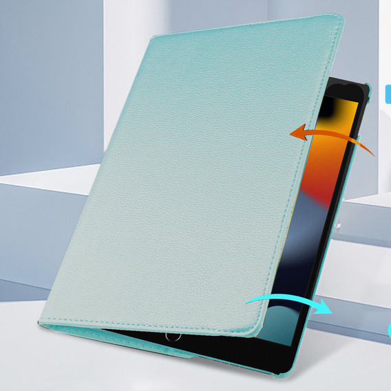Etui do iPad 11" 2025 A16 (11 gen.) / iPad 10.9" 2022 (10 gen.), Obrotowe 360, niebieskie
