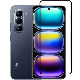 Szkło Hartowane 3D do Infinix Hot 50 Pro 4G, czarna ramka