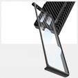 Etui portfelowe z klapką carbon czarny do Samsung Galaxy Z Fold 7 5G