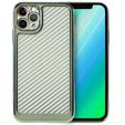 Etui do iPhone 14 Pro Max Carbon Slim Case Obudowa, Zielone