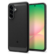 Etui Spigen do Samsung Galaxy A56 5G, Rugged Armor, czarne + Szkło Hartowane 9H