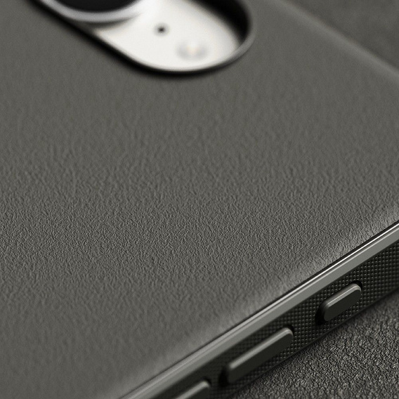 Etui Ringke do Iphone 16E, Onyx, Szare + Szkło Hartowane 9H