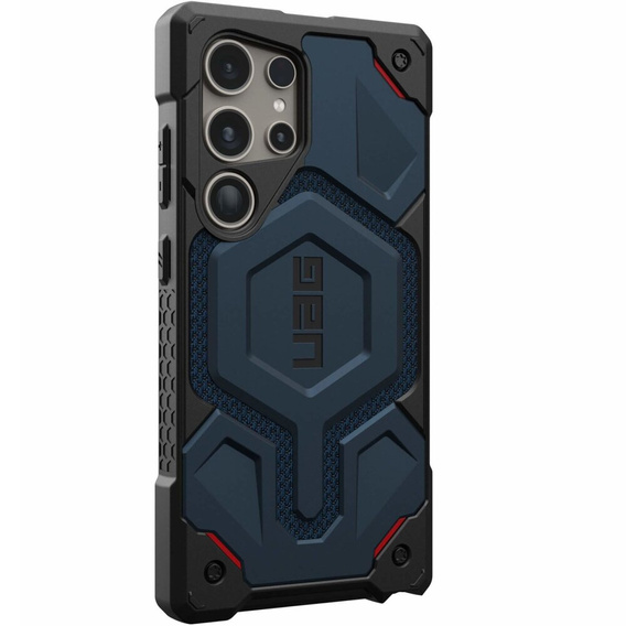 OUTLET Etui Urban Armor Gear do Galaxy S24 Ultra, Monarch Pro MagSafe, granatowe