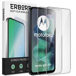 2x Szkło Hartowane ERBORD 9H Hard Glass do Motorola Moto G35 5G – codzienna ochrona w eleganckim wydaniu