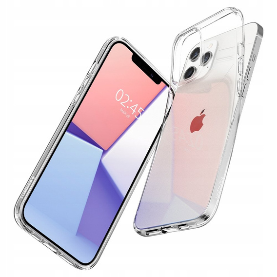 Etui Spigen do iPhone 12/12 Pro, Liquid Crystal, przezroczyste