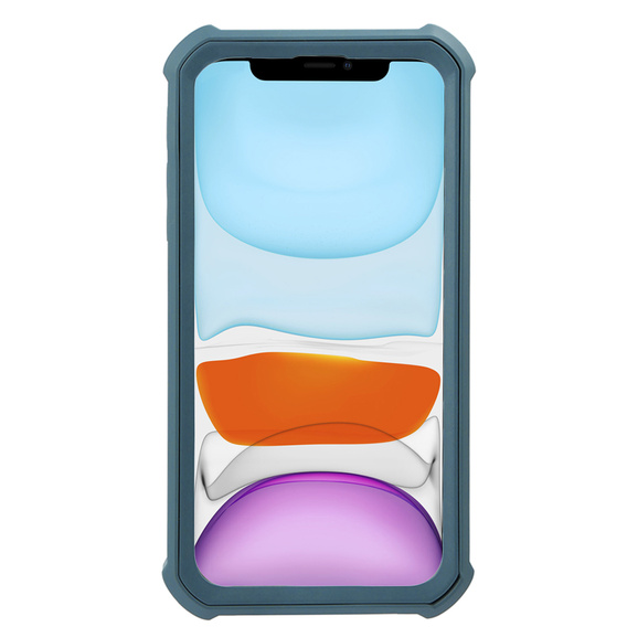 Etui pancerne do iPhone 11, Dexnor Full Body, granatowe