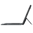 Etui z klawiaturą do Galaxy Tab S8+ / Tab S7 +/ Tab S7 FE, NILLKIN Bumper Pen Slot, czarne
