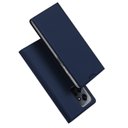 Etui Dux Ducis do iPhone 17 Air, Skin Pro, z klapką, z miejscem na kartę, granatowe