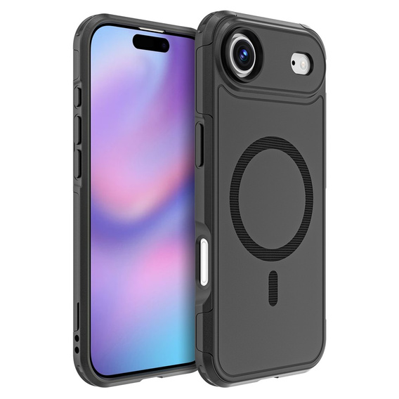 Etui MagForce do iPhone 17 Air, do MagSafe, pancerne, czarne