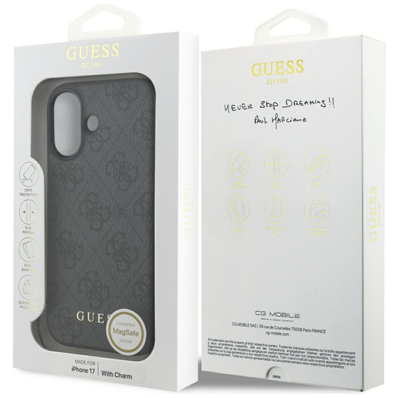 Etui GUESS 4G Charms Collection Hardcase do iPhone 17