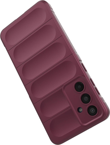 Etui do Samsung Galaxy M55 5G, Gaming Shockproof, bordowe