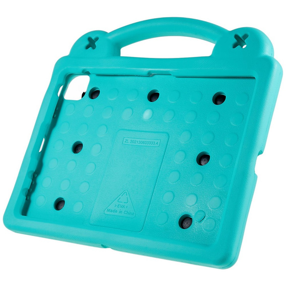 Etui do iPad Air 11" 2025/2024 (7/6 gen.), Cute Patterns, z podstawką, zielone