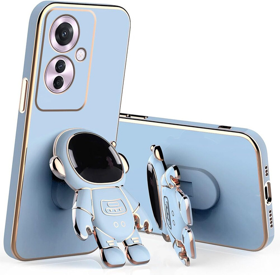 Etui do Oppo Reno 11F 5G, Astronaut, niebieskie