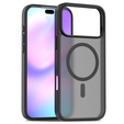 Etui Matt Case do iPhone 17 Pro Max, do MagSafe, półprzezroczyste czarne