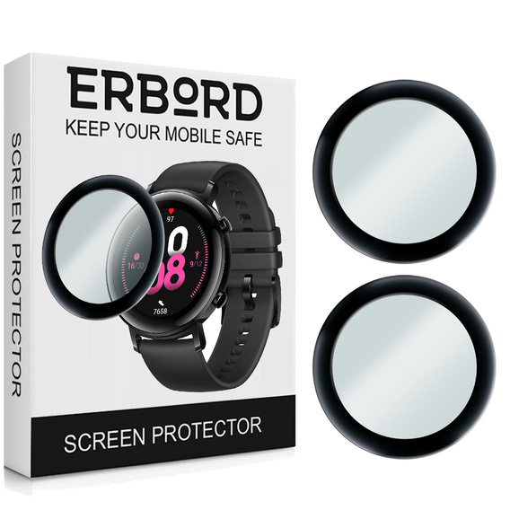 2x Szkło Hybrydowe ERBORD do Huawei Watch GT 2 42MM